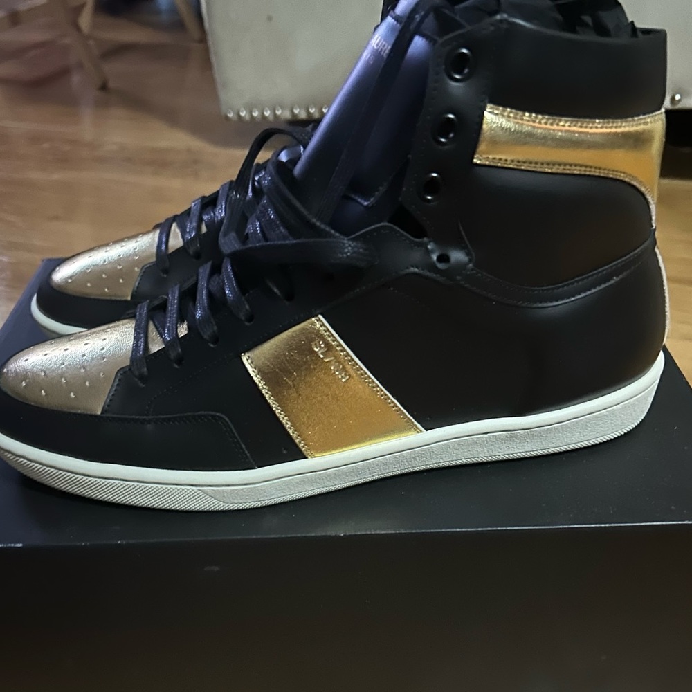 Saint Laurent high top sneakers